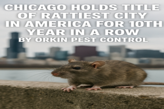 Chicago holds title of rattiest city in America for 10th year in a row by Orkin pest control