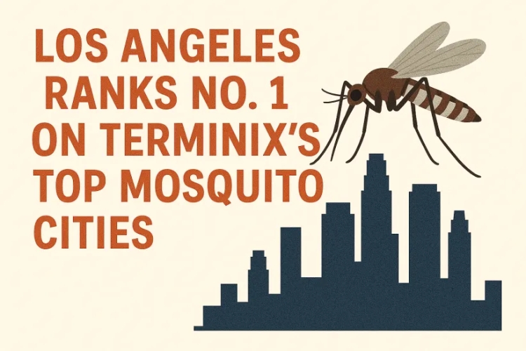 Los Angeles Ranks No. 1 on Terminix's Top Mosquito Cities